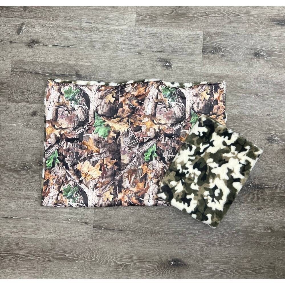 Camouflage‎ 2-Pattern Fleece Childrens Minky 39"X29"